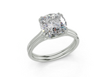 Clio Cushion Square Diamond Engagement Ring