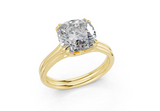 Clio Cushion Square Diamond Engagement Ring