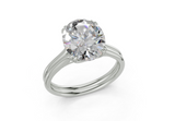 Clio Oval Diamond Engagement Ring