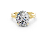 Clio Oval Diamond Engagement Ring