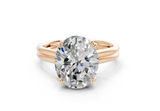 Clio Oval Diamond Engagement Ring