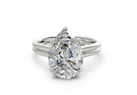 Clio Pear Diamond Engagement Ring