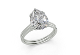 Clio Pear Diamond Engagement Ring