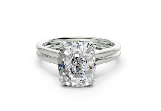 Clio Elongated Cushion Diamond Engagement Ring