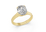 Clio Elongated Cushion Diamond Engagement Ring