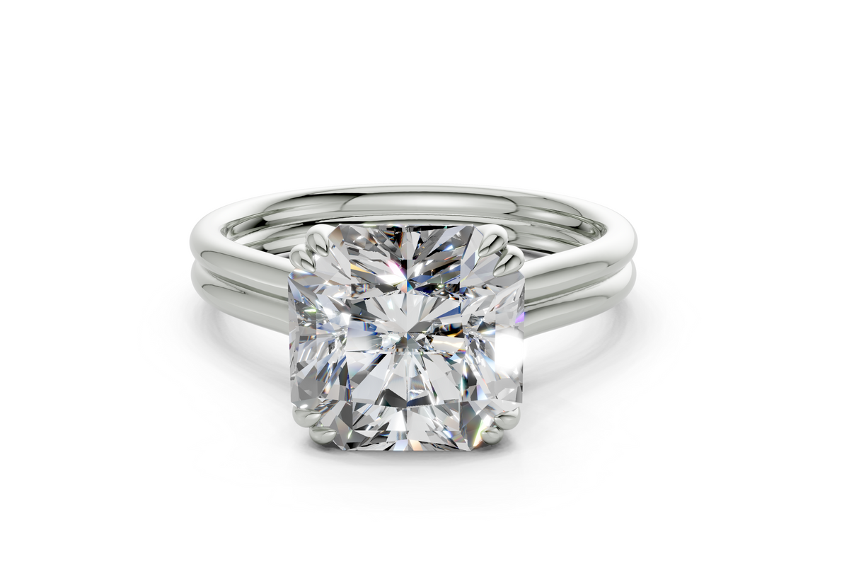 Clio Radiant Square Diamond Engagement Ring