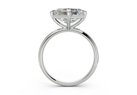 Mena Asscher Diamond Engagement Ring