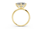 Fara Asscher Diamond Engagement Ring