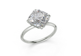 Arlen Radiant square Diamond Engagement Ring