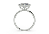 Renelle Radiant square Diamond Engagement Ring