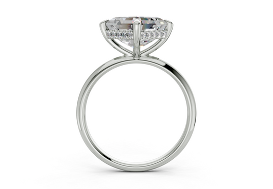 Seris Asscher Diamond Engagement Ring