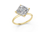 Halcyon Asscher Diamond Engagement Ring