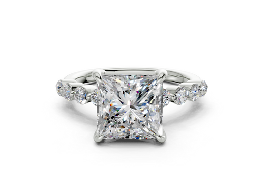 Damira Princess Diamond Engagement Ring