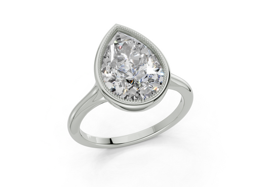 Sylvie Pear Diamond Engagement Ring