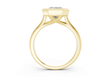 Sylvie Radiant square Diamond Engagement Ring