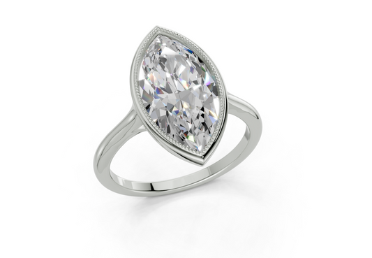 Sylvie Marquise Diamond Engagement Ring