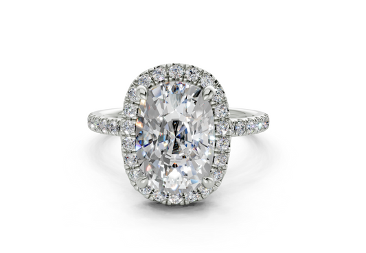 Rhia Elongated Cushion Engagement Ring