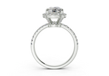 Rhia Elongated Cushion Engagement Ring