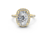 Rhia Elongated Cushion Engagement Ring