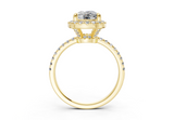 Rhia Elongated Cushion Engagement Ring