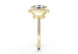 Rhia Elongated Cushion Engagement Ring