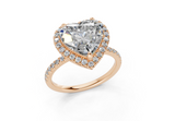 Rhia Heart Engagement Ring