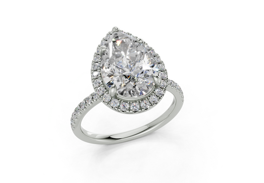 Rhia Pear Engagement Ring