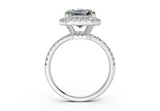 Rhia Asscher Engagement Ring