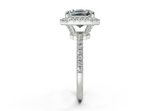 Rhia Asscher Engagement Ring