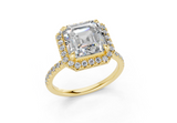 Rhia Asscher Engagement Ring