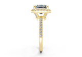 Rhia Asscher Engagement Ring