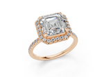 Rhia Asscher Engagement Ring