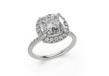 Rhia Square Cushion Engagement Ring