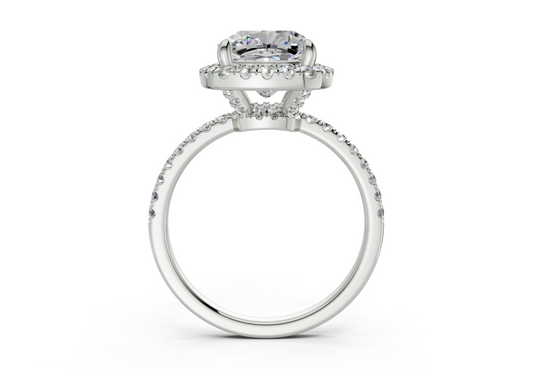 Rhia Square Cushion Engagement Ring