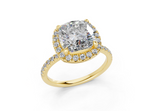 Rhia Square Cushion Engagement Ring