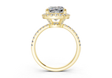 Rhia Square Cushion Engagement Ring