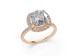 Rhia Square Cushion Engagement Ring