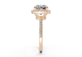 Rhia Square Cushion Engagement Ring