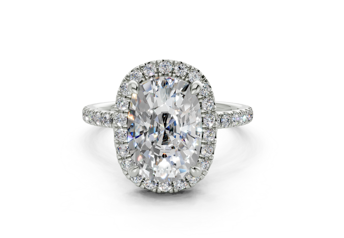 Ceara Elongated Cushion Engagement Ring