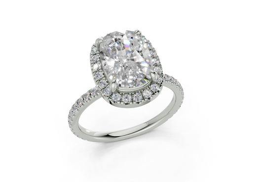 Ceara Elongated Cushion Engagement Ring