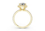 Ceara Elongated Cushion Engagement Ring