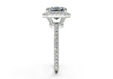 Ceara Asscher Engagement Ring