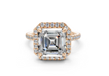 Ceara Asscher Engagement Ring