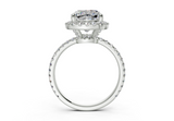 Ceara Square Cushion Engagement Ring