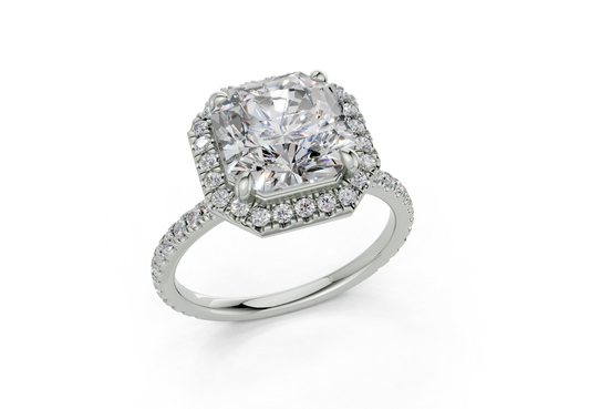 Ceara Square Radiant Engagement Ring