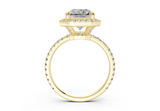 Ceara Square Radiant Engagement Ring