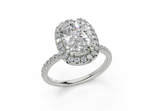 Aloria Elongated Cushion Engagement Ring