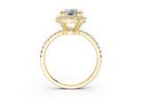 Aloria Elongated Cushion Engagement Ring