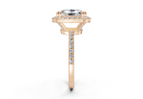 Aloria Elongated Cushion Engagement Ring