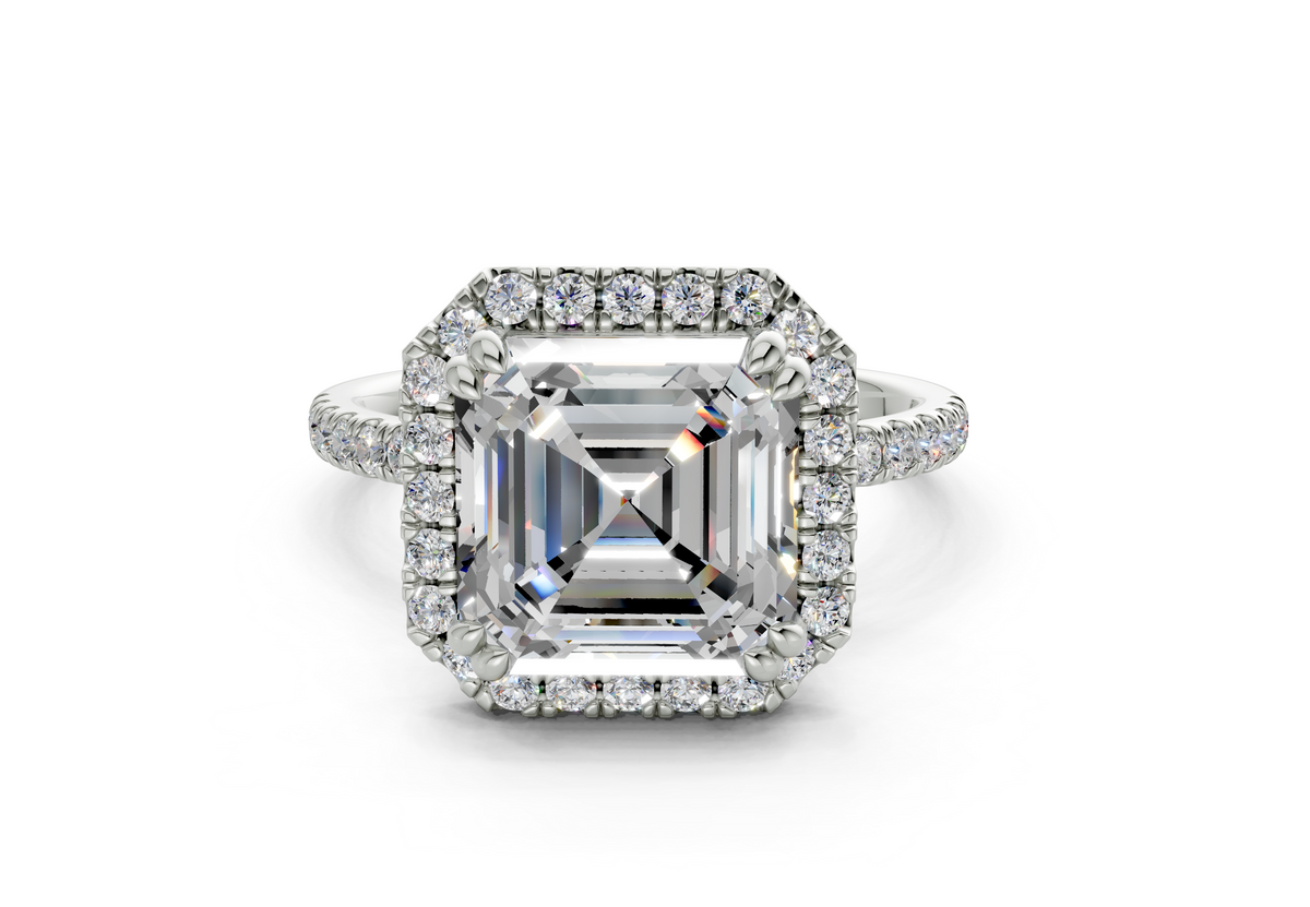 Aloria Asscher Engagement Ring